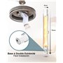TobeBright Ampoules Halogènes R7s 48W 78mm Blanc Chaud 2700K Gradable 750lm J78 Projecteur Halogène Linéaire Projecteur à Double
