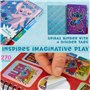 Disney Stitch Gommettes Autocollantes, Carnet Scrapbooking avec 28 Feuilles D'autocollant 250+ Stickers Kawaii, Cadeau Enfant et