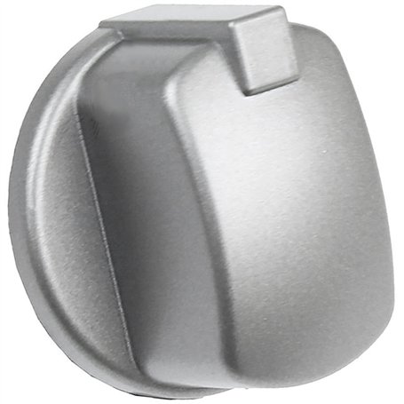 SPARES2GO Bouton de Contrôle compatible avec Indesit Cuisinière et Four (Argent/Inox)