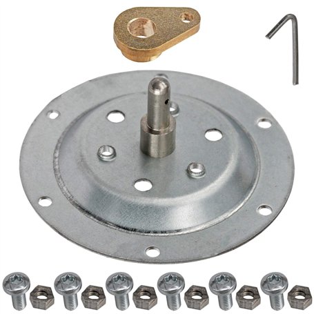 SPARES2GO Kit d'arbre de Tambour Riveté compatible avec Indesit Sèche-Linge