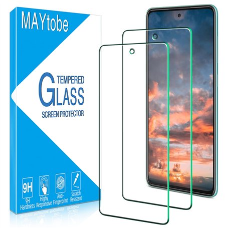 MAYtobe 2 Pièces Verre Trempé pour Samsung Galaxy A52 4G