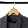 Hangerworld Lot de 10 Cintres en Bois à Barre Pantalon Antidérapante pour Costume 45cm