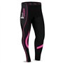 Brisk Bike Pantalon Cycliste Femme Hiver - Pantalons de Cycliste Femme Rembourré Pantalon Cycliste Femme Long (Pink/Black, M)
