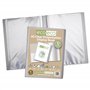 eco-eco Lot de 2 porte-vues transparents à 10 pochettes Format A5 50% recyclé avec pochettes en plastique