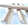 ShieldUp Lot de 4 tubes postaux solides en carton | 25 mm de diamètre par 330 mm de long