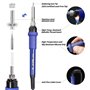 YIHUA 907I Poignée de remplacement pour fer à souder bleue pour YIHUA 862BD+ 938BD+ - I 948-II 853D 5A-II (non compatible avec d