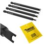 4 x SabreCut SCPSE100 Spanner Snake Eye Pigs Nez Security Embouts de tournevis Tailles : 4 6 8 10 x 100 mm (longueur)