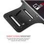 RevereSport Brassard Compatible iPhone SE 2020 / SE 2022. Armband de Sport pour Téléphone sans Rebond pour Courir, Fitness et Sé