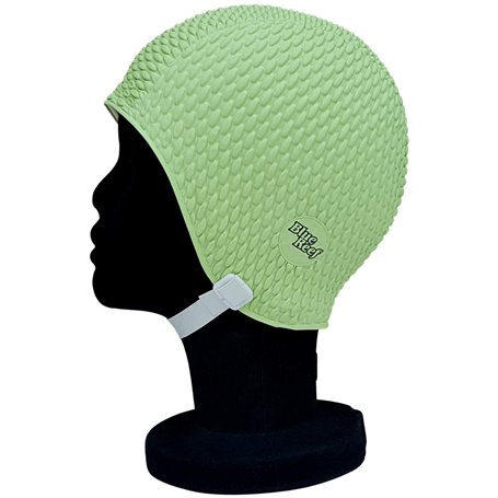 Blue Reef Bonnet de bain pour femme - Style classique et rétro - Avec sangle réglable - Vert pastel