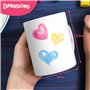 THE TWIDDLERS 4 Mugs Porcelaine à Peindre & Décorer avec 7 Feutres - Loisirs Créatifs pour Enfants, Cadeau Personnalisable pour