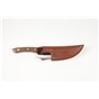 Matsato Couteau Cuisine Japonais Avec Étui Cuir. Couteau Japonais Professionnel 15.7cm, Couteaux de Cuisine, Survie, Chasse, Bou