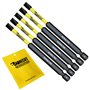5 x SabreCut SCRSL789_5 89 mm SL7 Jeu d'embouts de tournevis à percussion magnétique à fente Single End Heavy Duty Compatible av