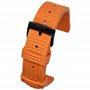 Max Bracelet de montre de plongée en caoutchouc à libération rapide FKM - Style gaufré - Fluororubber