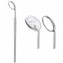 HOKIN Miroir Dentaire en Acier Inoxydable Inspection des Dents Bouche en Acier Inoxydable Miroir Dentiste Outil Stomatoscope Ave