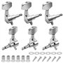 Vesaneae 6 Pièces 3L3R Mécaniques pour Guitare Chromées