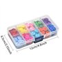 350Pcs Boutons en Résine 10MM Forme Ronde Boutons 10 Couleurs pour la Couture l'ArtisanaT décorations Confection de Bricolage