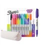 Sharpie Marqueurs permanents Glam Pop | Pointe fine pour des détails audacieux | Couleurs vives assorties | 24 marqueurs + étui