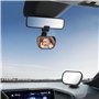 Naapesi Miroir de Voiture de Bébé avec Ventouse et Clip pour Voiture, Miroir à Ventouse pour Siège Auto, Convexe Retroviseur Voi