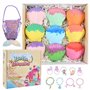 Mapille 9PCS Bombes de Bain pour Enfants avec surprise à l'intérieur
