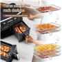 Mapille Grille de Cuisson 3 Niveaux en Acier Inoxydable pour Friteuse à Air, Accessoires Air Fryer Compatible avec Ninja AF300EU