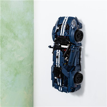 Brickify Crochet de montage compatible avec Lego Ford GT 42154 – Crochet personnalisé pour modèles Technic Car Wall Display – Co