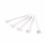 Lot de 100 tees de golf biodégradables en bois Blanc 83 mm