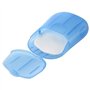 CRIVERS Lot de 10 Portable Disposal Savon Feuilles de Papier jetables Film moussant Savon de Papier pour Voyage extérieur à Lave