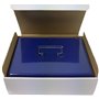 ACROPAQ AG250B - Coffret caisse à monnaie 250x185x80mm Bleu