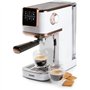 Machine a expresso 3 en 1 - DOMO - DO746K - 1350 W - 20 Bar - Blanc / Rose