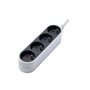 Bloc multiprise Design Gris/Blanc - 4 x 16A - 3m