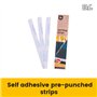 3L Filing Strips Polyester Self-adhesive 295mm for A4 Ref 8804-50 [Pack 50]