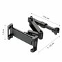 Retoo Support Tablette Voiture pour Appuie-tête, 360° Rotation, Bras Réglable, Autre 4,7 À 12.9" Téléphones Et Tablette, Support