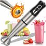 Retoo Mixeur plongeant électrique 1200 W Batteur manuel Hachoir pour milkshake smoothies purée sauce Mélangeur électrique Vitess
