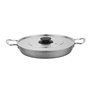 Cadac Safari Chef Poêle à paella avec couvercle en acier inoxydable 28 cm