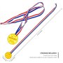 Médaille du Gagnant en Plastique avec Rubans de Cou pour Les Sports pour Enfants