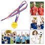 Bailinks 20 Pièces Médaille Enfant, Médaille du Gagnant en Plastique avec Rubans de Cou pour Les Sports pour Enfants, Les Specta