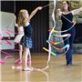 Febbya Ruban De Danse, Ruban De Gymnastique Rythmique 10 Pcs 2 Mètres Ruban Tournoyant pour Enfants Danse Artistique, Virage De 