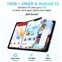 DOOGEE T20 Android 12 Tablette Tactile 10.4 Pouces, 15Go+256Go/TF 1To, Tablette Dual 4G LTE+5G WiFi, 16MP+8MP, FHD 2000 * 1200,