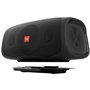 JBL BASSPRO Go Plus avec Chargeur Domestique : Subwoofer Actif Caisson de Basse Voiture Actif et Enceinte Bluetooth de 200 Watts