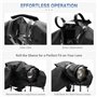 JJC Housse de Pluie en Nylon pour Appareil Photo et objectifs Canon Sony Nikon ≤ 230 mm de Longueur – Sangle et trépied montable