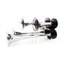 24/7 AUTO Klaxon pneumatique quadruple chromé 24 V pour camion tracteur bateau