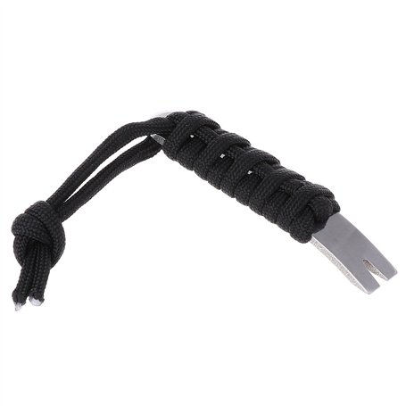 BELTI Mini EDC Outil manivelle Pied de biche Poche Levier Paracord grattoir ouvre Enrouleur Agrafe