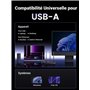 UGREEN 2.5G Adaptateur USB 3.0 vers RJ45 Ethernet Réseau 2500 Mbps LAN Plug Play sous Windows 11 MacOS Compatible avec PC Ordita