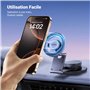 UGREEN Support Voiture Aimanté pour MagSafe Support Téléphone Voiture Magnétique Adhésif pour Tableau de Bord Toute Surface Liss