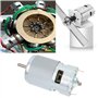 Create idea 1Pc 775 Moteur à Courant Continu 12V-36V 12000 RPM Haute Puissance Haute Vitesse Moteur à Arbre Rond pour Drone Tond