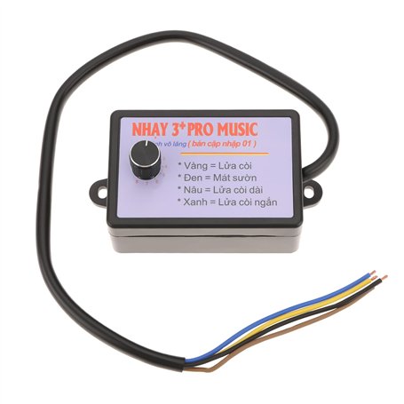 The Lord of the Tools Contrôleur de Klaxon à 8 Effets Sonores 12-24 V Compatible avec Nhay 3+ Pro Music Haut-Parleur de Vitesse