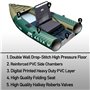 Aqua Marina Caliber 398 Kayak de pêche/pêche Drop Stitch Fusion Kayak pour 1/2 Personnes, 398 cm, Vert