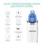 VOYOR Aspirateur Point Noirs Professionnel 6 en 1 Extracteur de Points Noir Electrique Tire Comédons Acnés Nettoyant de Pores So