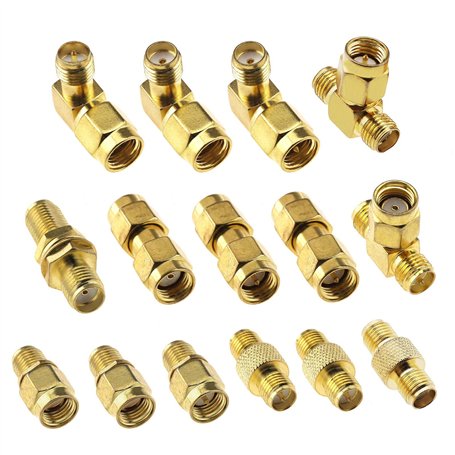 Create idea Kit de connecteurs coaxiaux RF 15 pièces