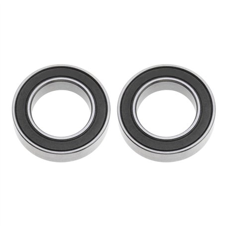 Be In Your Mind 2pcs 17287-2RS Roulements à Billes à Gorge Profonde 17x28x7mm en Acier avec Couvercles Scellés Noir pour Cyclism